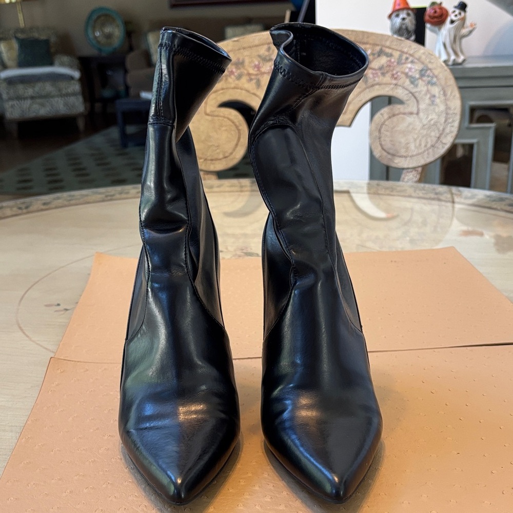 Nine West Black Heeled Boots